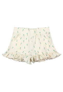 The New Kaisa shorts - White Swan Small Flower AOP